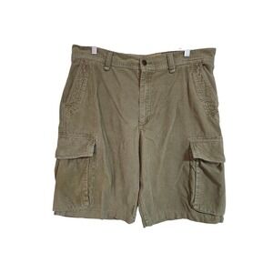 Vintage Old Navy Corduroy Cargo Shorts Men's 36 Tan Khaki Y2K 2007 Skater